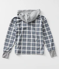 Girls - Plaid Hoodie
