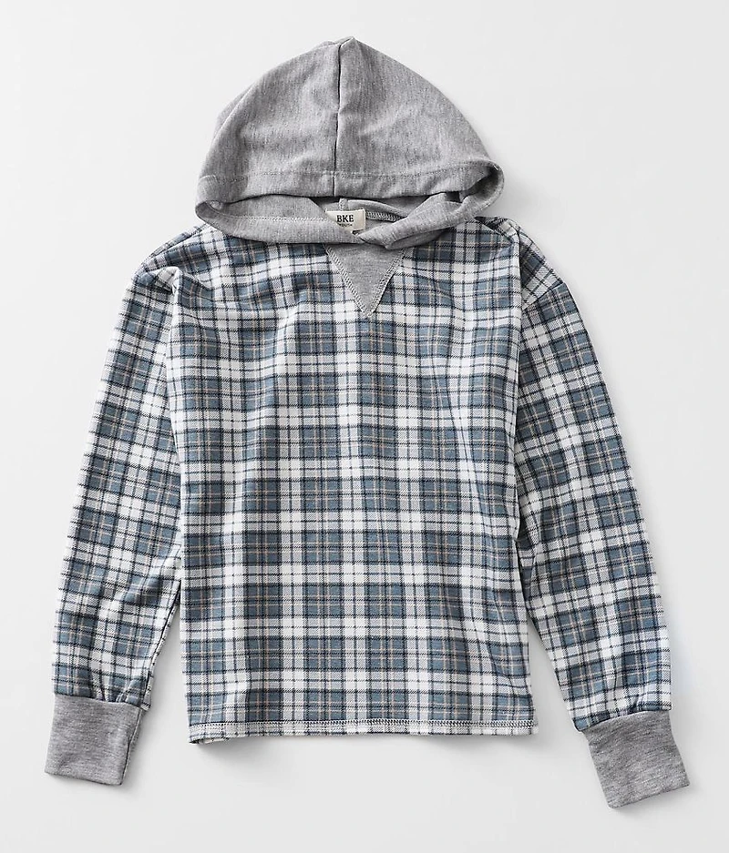 Girls - Plaid Hoodie