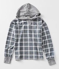 Girls - Plaid Hoodie