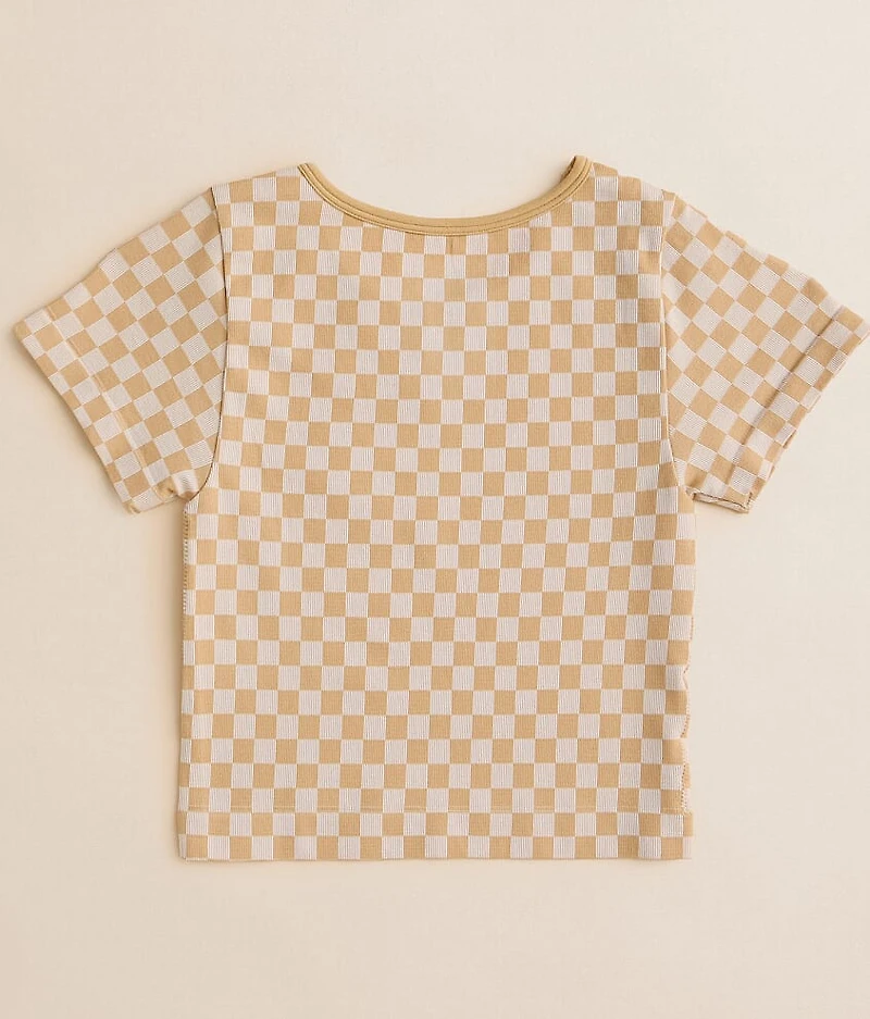 Girls - Checkered Top
