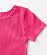Girls - Ribbed T-Shirt
