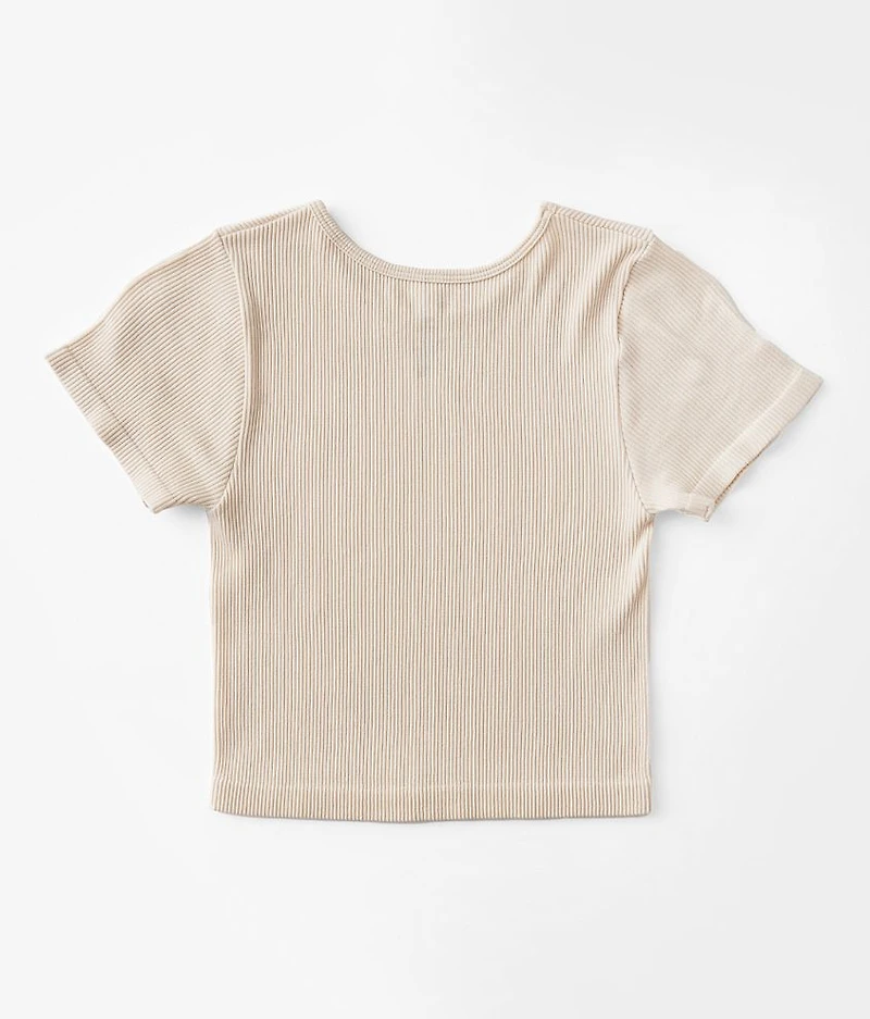 Girls - Ribbed T-Shirt