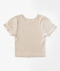 Girls - Ribbed T-Shirt