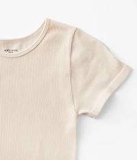 Girls - Ribbed T-Shirt