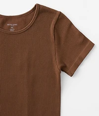 Girls - Ribbed T-Shirt