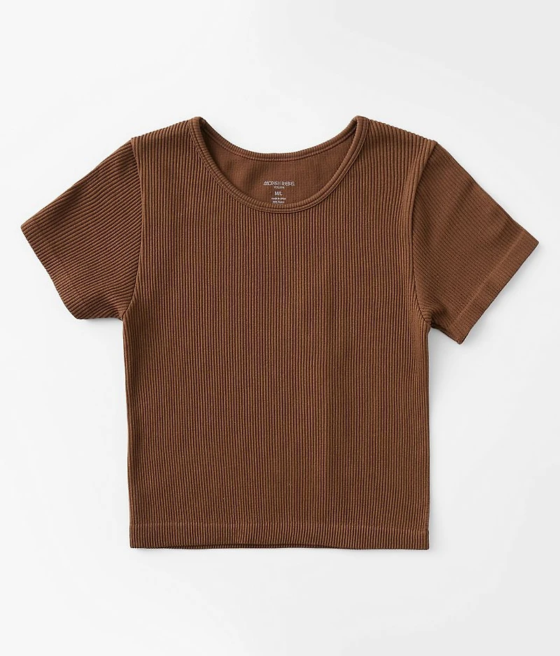 Girls - Ribbed T-Shirt