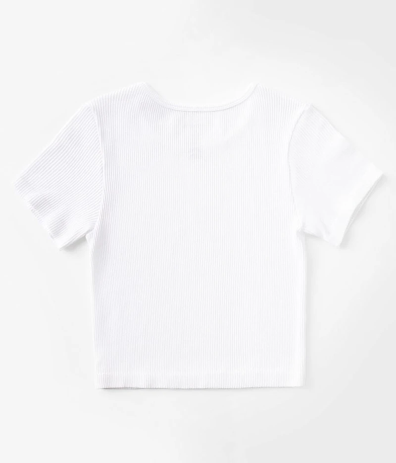 Girls - Ribbed T-Shirt