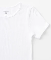 Girls - Ribbed T-Shirt