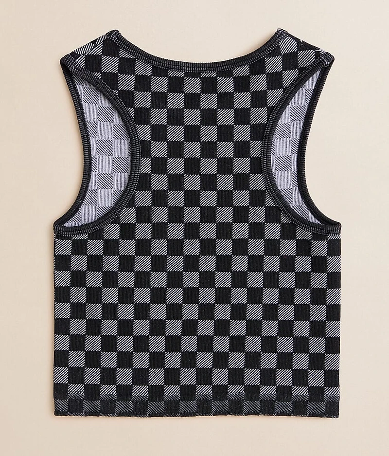 Girls - Checkered Brami Tank Top