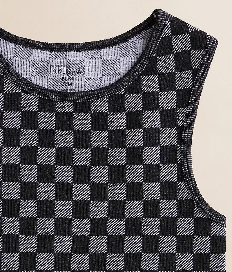 Girls - Checkered Brami Tank Top