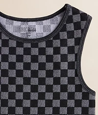 Girls - Checkered Brami Tank Top