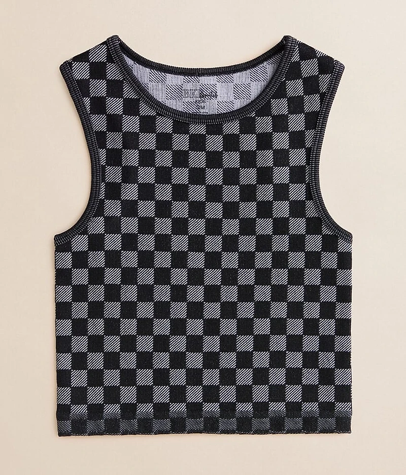 Girls - Checkered Brami Tank Top