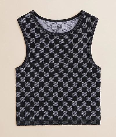 Girls - Checkered Brami Tank Top