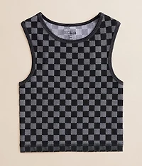 Girls - Checkered Brami Tank Top