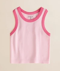 Girls - Contrast Trim Tank Top
