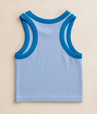 Girls - Contrast Trim Tank Top