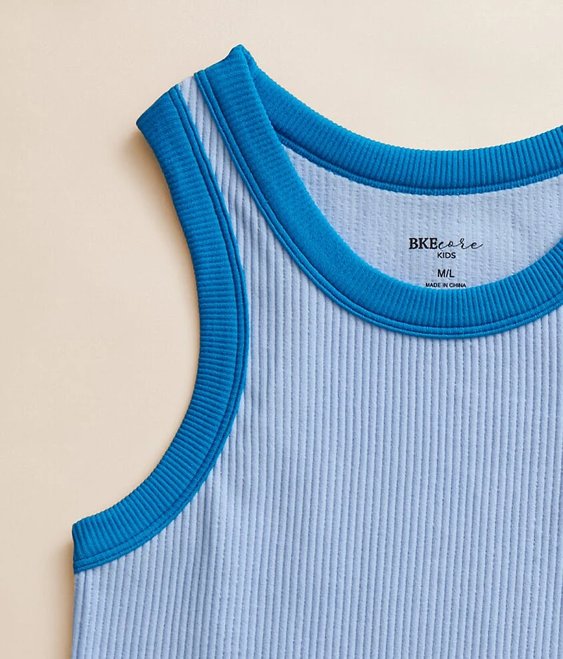 Girls - Contrast Trim Tank Top
