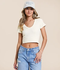 Ribbed Stretch Top
