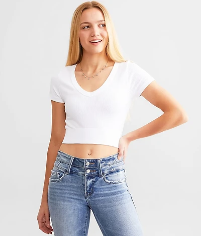 Ribbed Stretch Top