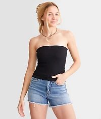 Ribbed Seamless Tube Top