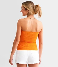 Ribbed Seamless Tube Top