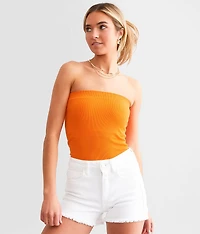 Ribbed Seamless Tube Top