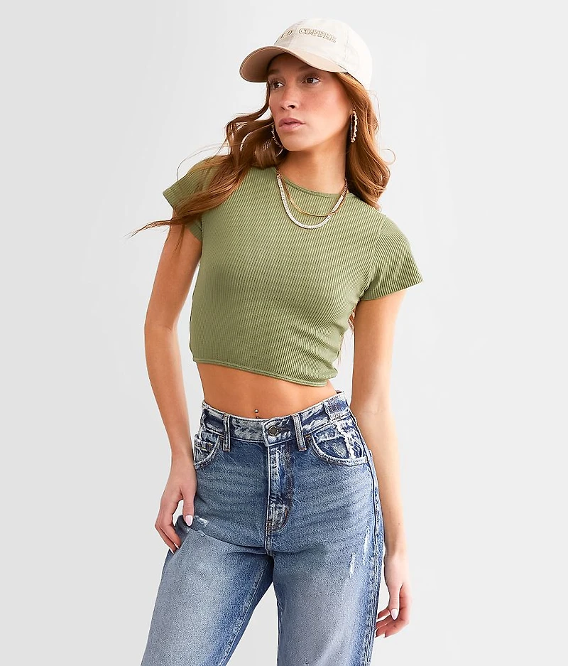 Ribbed Stretch Top