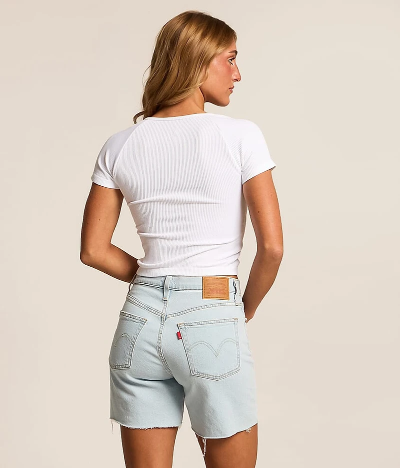 Split Neck T-Shirt