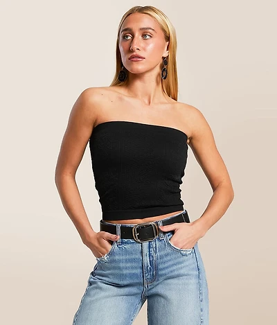 Freshwear Textured Seamless Stretch Tube Top