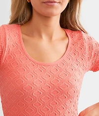 Textured Knit Top