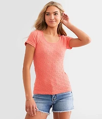 Textured Knit Top