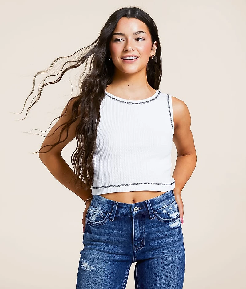 Waffle Knit Two Way Brami