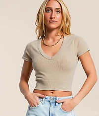 Two-Way Washed Contour Top