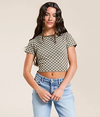 Freshwear Checkered Crop Top