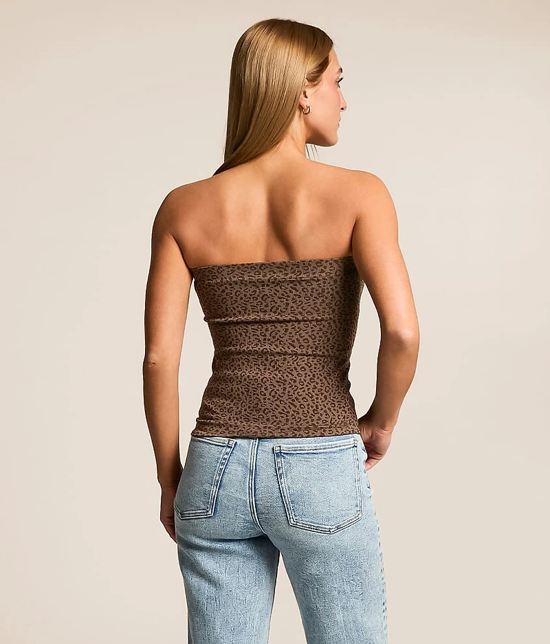 Leopard Tube Top