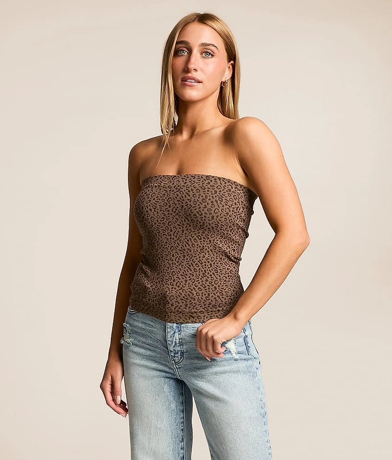 Leopard Tube Top