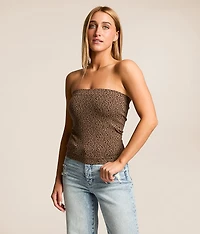 Leopard Tube Top