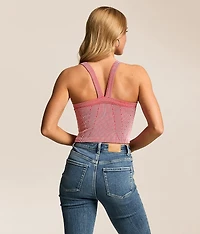 Two Tone Ribbed Brami