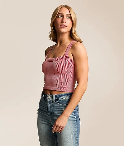 Two Tone Ribbed Brami