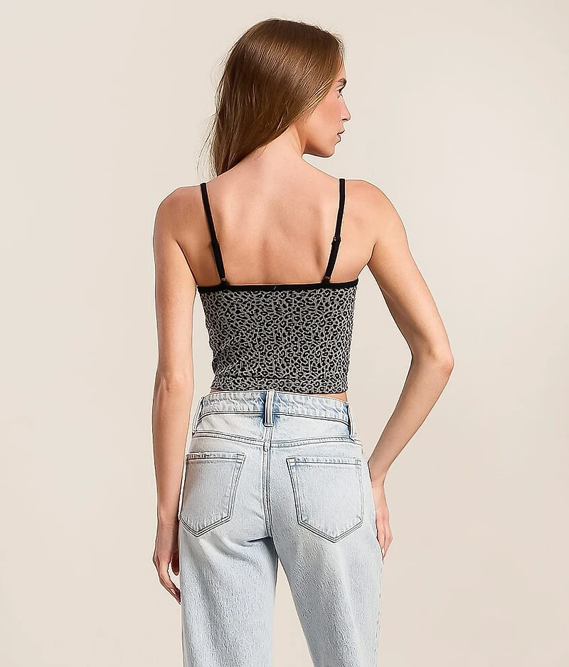 Cheetah Ribbed Brami