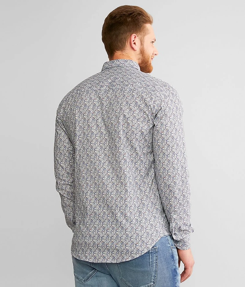 Basketweave Stretch Shirt
