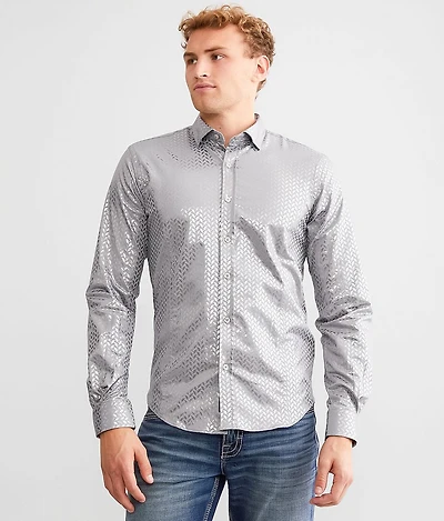 Foiled Stretch Shirt