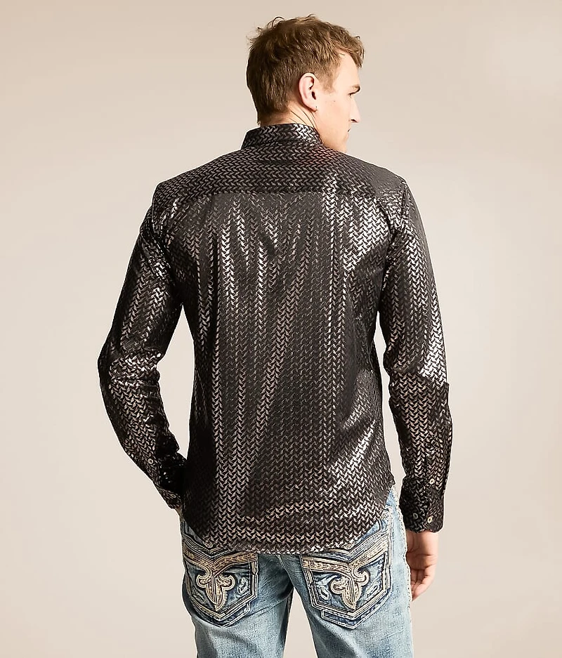 Foiled Stretch Shirt