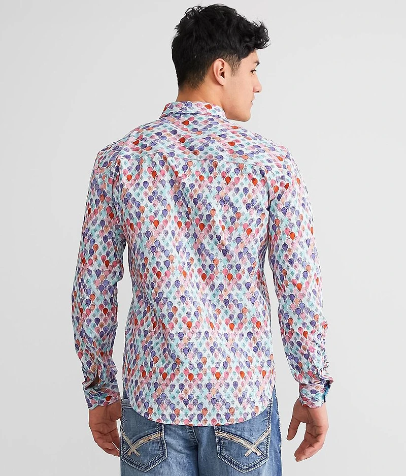 Rain Drop Print Shirt