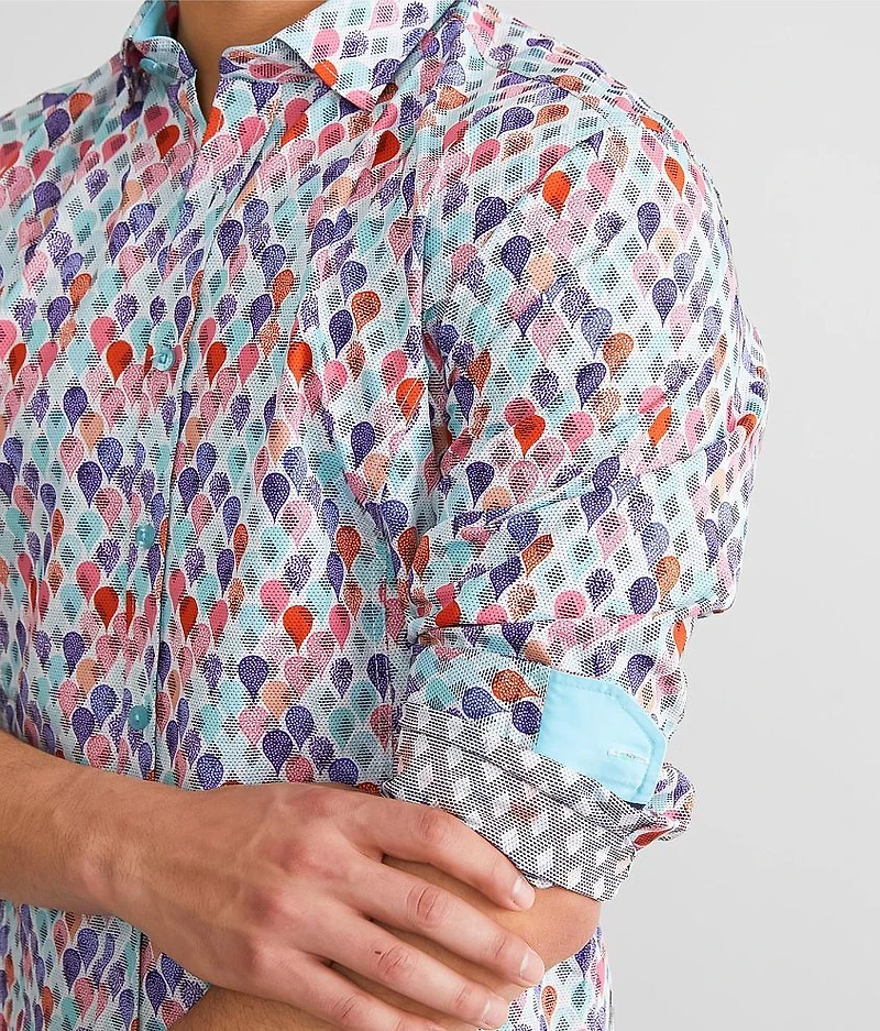 Rain Drop Print Shirt