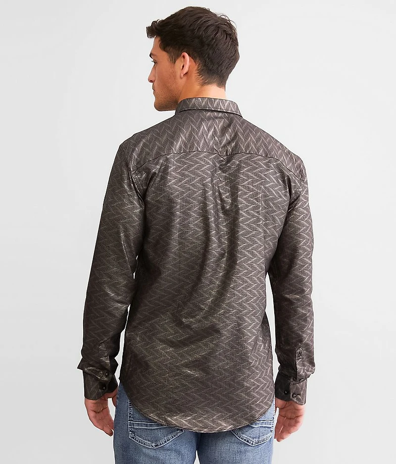 Metallic Wave Shirt