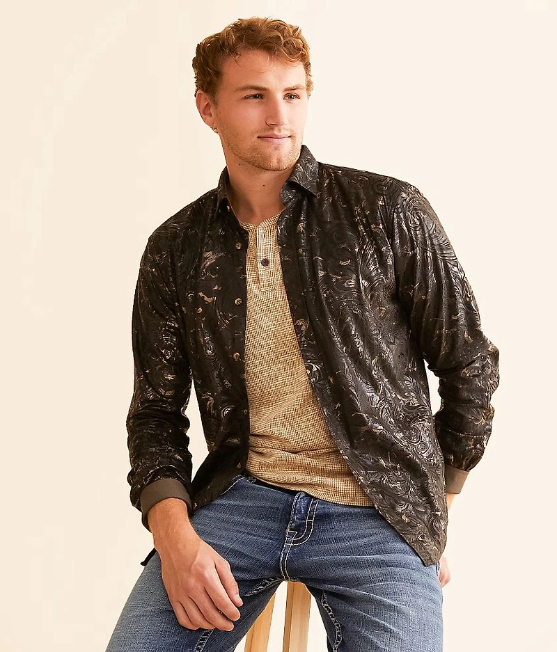 Floral Foiled Shirt