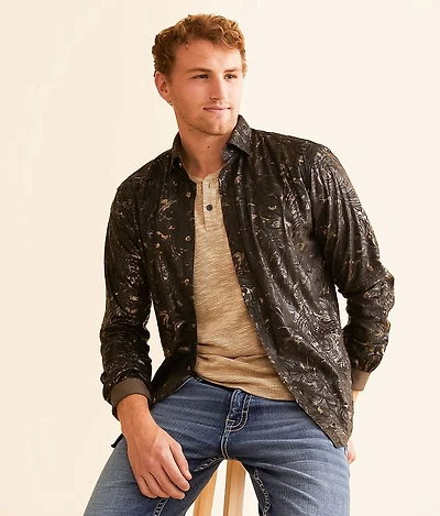 Floral Foiled Shirt