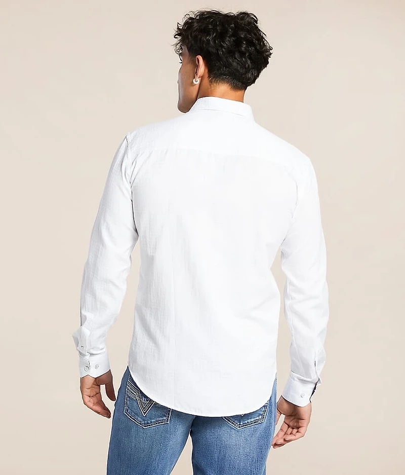Tonal Embroidered Shirt