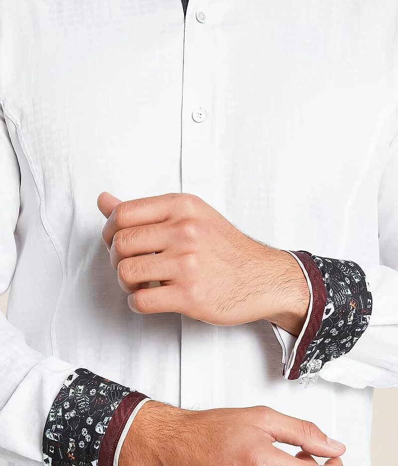 Tonal Embroidered Shirt
